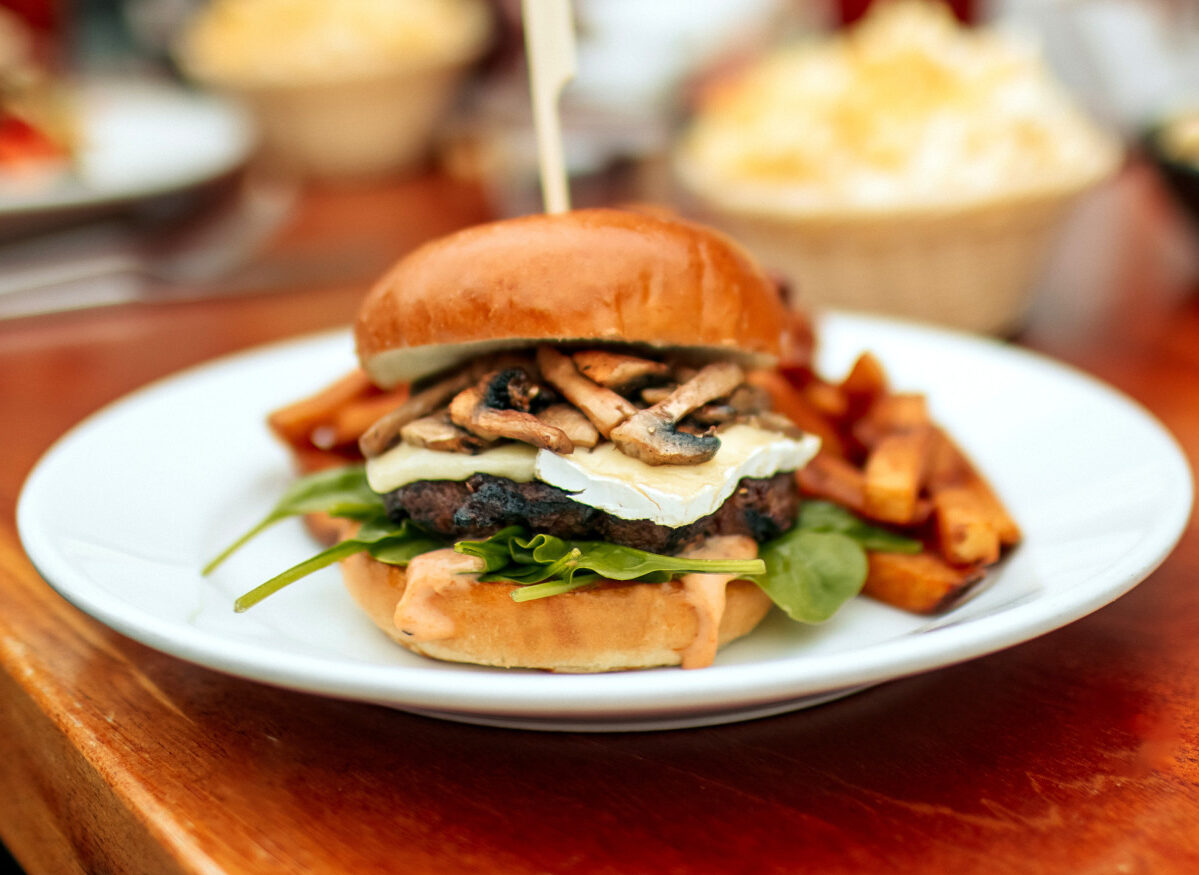 BURGER BRIE CHAMPIGNON